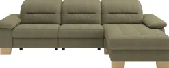 Home affaire Ecksofa »Basel, mit vollmotorischem Relaxkomfort, Breite 283cm«