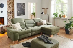 Home affaire Ecksofa »Basel, mit vollmotorischem Relaxkomfort, Breite 283cm«