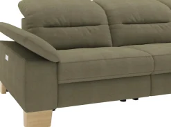 Home affaire Ecksofa »Basel, mit vollmotorischem Relaxkomfort, Breite 283cm«