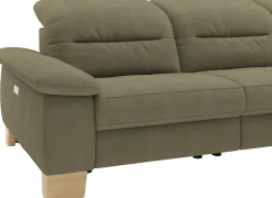 Home affaire Ecksofa »Basel, mit vollmotorischem Relaxkomfort, Breite 283cm«
