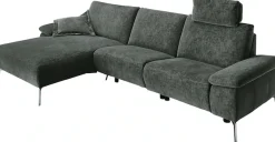 Home affaire Ecksofa »Bellini L-Form« teilmotorische Relaxfunktion an 1 Element, klappbare Armlehnen