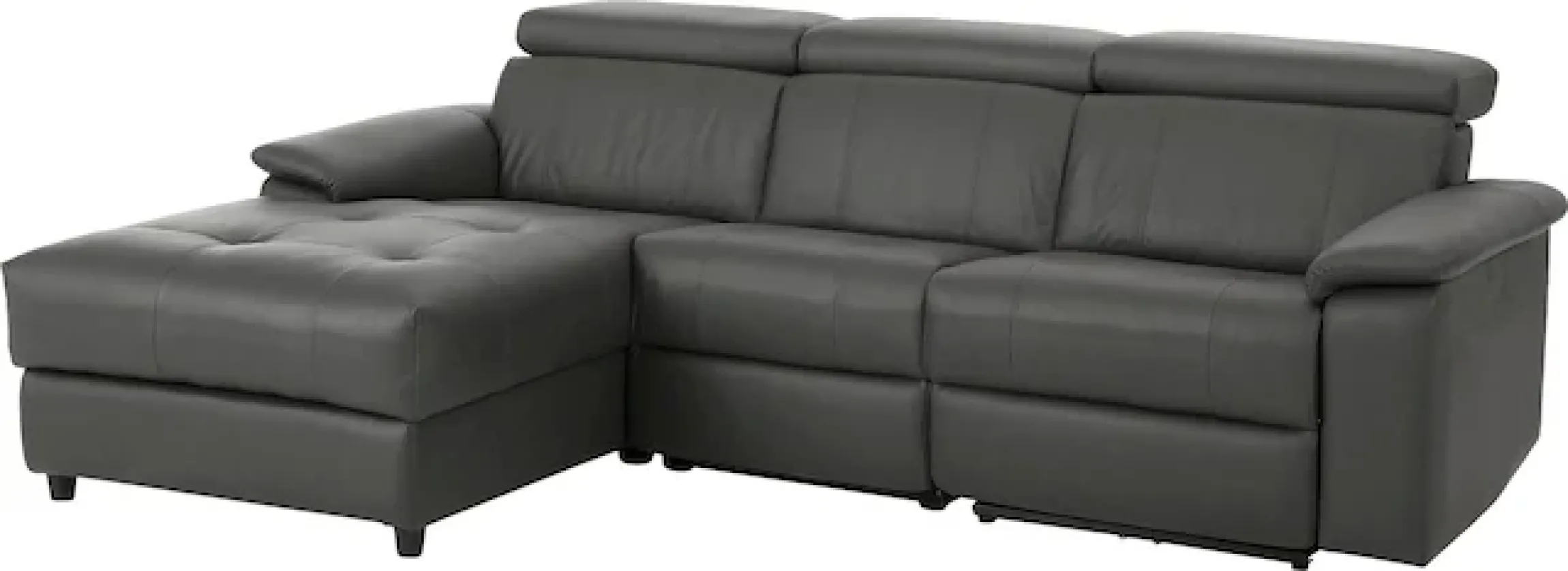Home affaire Ecksofa »Binado, L-Form,« mit manueller oder elektrischer Relaxfunktion mit USB-Anschluss