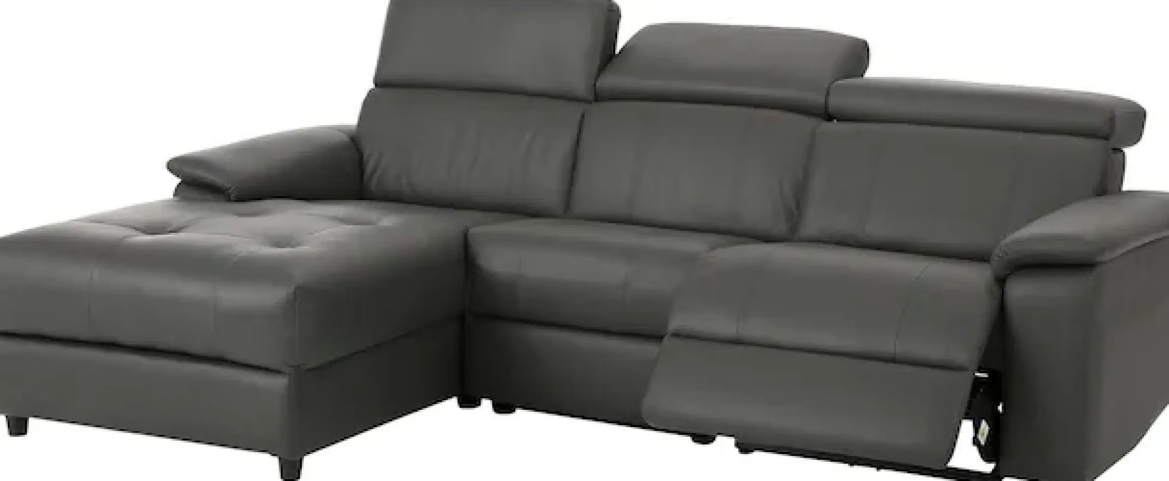Home affaire Ecksofa »Binado, L-Form,« mit manueller oder elektrischer Relaxfunktion mit USB-Anschluss
