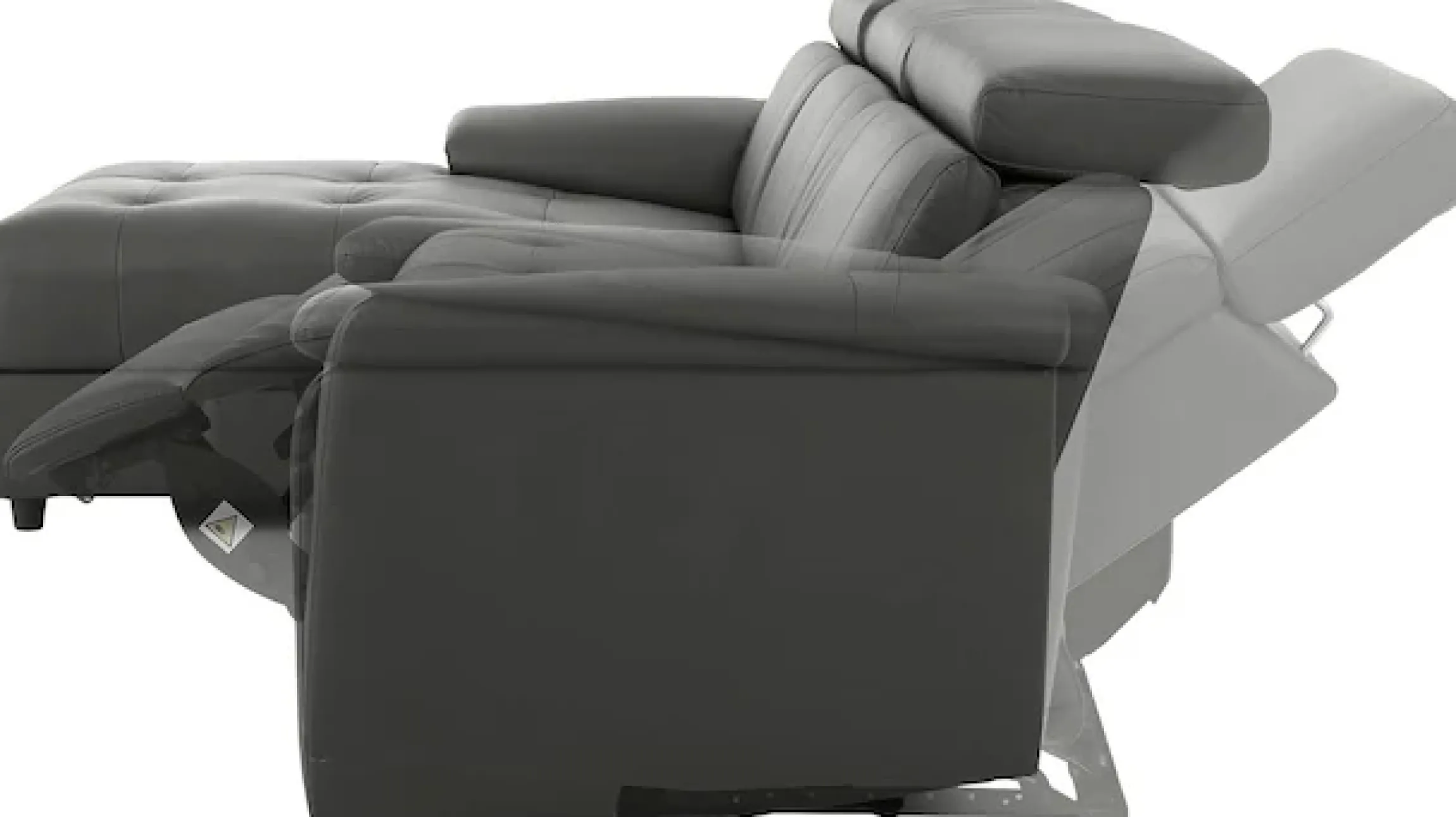Home affaire Ecksofa »Binado, L-Form,« mit manueller oder elektrischer Relaxfunktion mit USB-Anschluss