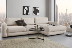 Home affaire Ecksofa »Bloomfield, bequem und elegant, Breite 303cm, L-Form« wahlweise mit Bettfunktion und Bettkasten, Unser Dauertiefpreis