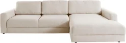 Home affaire Ecksofa »Bloomfield, bequem und elegant, Breite 303cm, L-Form« wahlweise mit Bettfunktion und Bettkasten, Unser Dauertiefpreis