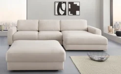 Home affaire Ecksofa »Bloomfield, bequem und elegant, Breite 303cm, L-Form« wahlweise mit Bettfunktion und Bettkasten, Unser Dauertiefpreis