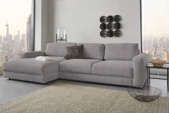Home affaire Ecksofa »Bloomfield, elegant, viel Platz, Mega Couch, Breite 303cm, L-Form« extra tiefe Sitzfläche, wahlweise mit Sitztiefenverstellung