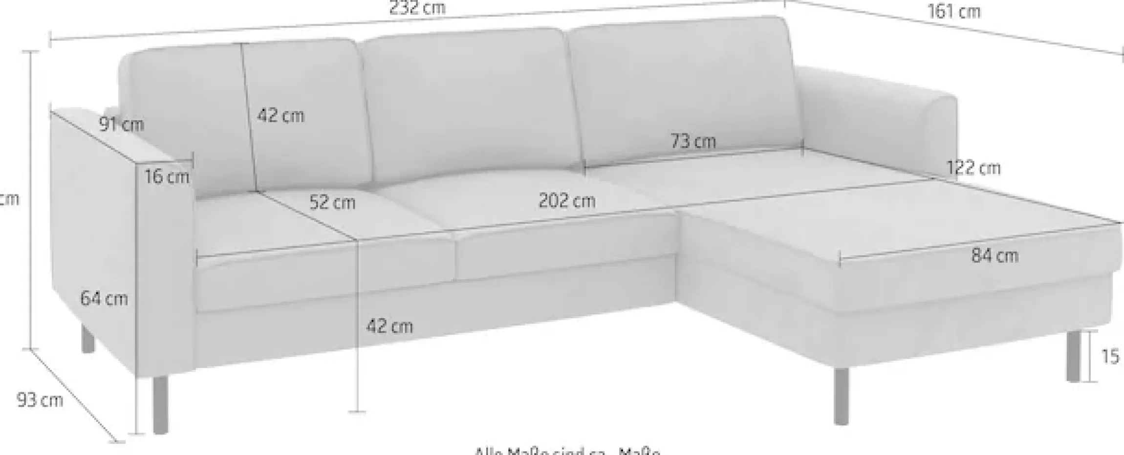 Home affaire Ecksofa »Booster II, whlw. mit Schlaffunktion & Bettkasten, Fuß schwarz« Recamiere beidseitig montierbar,L-Form, in Cord & Struktur LEO o. LINO
