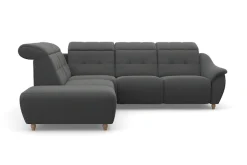 Home affaire Ecksofa »Boston L-Form« Kopfteilverstellung an jeder Sitzfläche, wahlweise Relaxfunktion