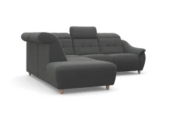 Home affaire Ecksofa »Boston L-Form« Kopfteilverstellung an jeder Sitzfläche, wahlweise Relaxfunktion