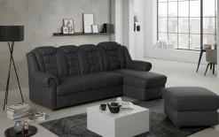 Home affaire Ecksofa »Boston L-Form« mit hoher Rückenlehne, wahlweise mit Schlaffunktion
