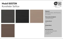 Home affaire Ecksofa »Boston L-Form« mit hoher Rückenlehne, wahlweise mit Schlaffunktion