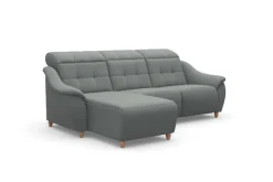 Home affaire Ecksofa »Boston L-Form« Kopfteilverstellung an jeder Sitzfläche, wahlweise Relaxfunktion