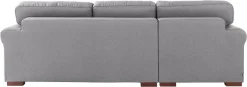 Home affaire Ecksofa »Broughton L-Form« weicher Sitzkomfort, incl. 4 Zierkissen, Keder