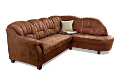 Home affaire Ecksofa »Budapest zeitlos & elegant, bequeme Armlehnen, L-Form« wahlweise mit Bettfunktion, mit Recamiere oder Ottomane