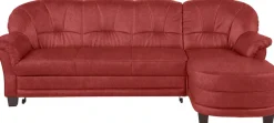 Home affaire Ecksofa »Camelita, Landhaus Sofa, 2 Varianten: Recamiere- oder Ottomane, L-Form« wahlweise mit Bettfunktion