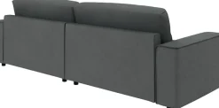 Home affaire Ecksofa »Chance, Recamiere beidseitig montierbar, Schlaffunktion, Breite 265 cm« in Struktur fein LINO, mit Schlaffunktion und Bettkasten