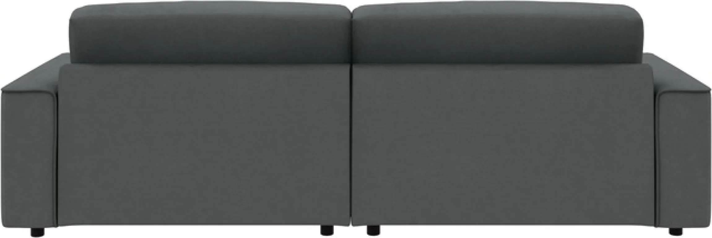 Home affaire Ecksofa »Chance, Recamiere beidseitig montierbar, Schlaffunktion, Breite 265 cm« in Struktur fein LINO, mit Schlaffunktion und Bettkasten