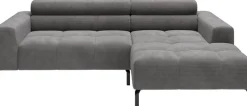 Home affaire Ecksofa »Claya, 223 cm breit, L-Form, Kopfteilverstellung« Moderne Steppung, weicher Polsteraufbau & saugroboterfreundliche Höhe