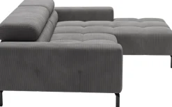 Home affaire Ecksofa »Claya, 223 cm breit, L-Form, Kopfteilverstellung« Moderne Steppung, weicher Polsteraufbau & saugroboterfreundliche Höhe