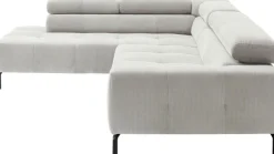 Home affaire Ecksofa »Claya, L-Form,incl. Kopfteilverstellung, Breite 276 cm« wahlweise elektrischer Sitzvorzug