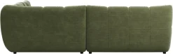 Home affaire Ecksofa »Cozy Bubble, mit klappbarer Armlehne, Breite 289 cm« mit eleganter Steppung, Rundumbezug & weicher Polsterung