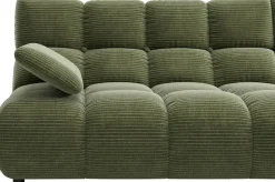 Home affaire Ecksofa »Cozy Bubble, mit klappbarer Armlehne, Breite 289 cm« mit eleganter Steppung, Rundumbezug & weicher Polsterung