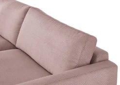 Home affaire Ecksofa »Downtown, B/T/H: 272/190/84 cm L-Form« weicher Sitzkomfort auch in Cord und Bouclé, incl. Zierkissen