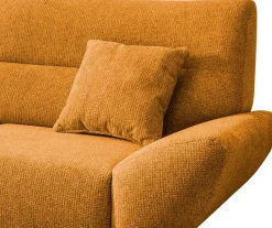 Home affaire Ecksofa »Drago, elegant und zeitlos, komfortabel, Holzfuß, L-Form, Breite 290cm« frei im Raum stellbar, inkl. 2 Zierkissen