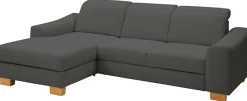 Home affaire Ecksofa »Dundee L-Form« wahlweise mit Kopfteilverstellung und zusätzlich mit Schlaffunktion