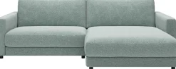 Home affaire Ecksofa »Ecksofa Jiro, L-Form, große Sitztiefe, Breite 265 cm« lose Sitz- & Rückenkissen, weicher Polsteraufbau, komfortabel & modern
