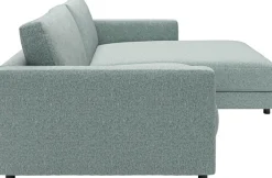 Home affaire Ecksofa »Ecksofa Jiro, L-Form, große Sitztiefe, Breite 265 cm« lose Sitz- & Rückenkissen, weicher Polsteraufbau, komfortabel & modern