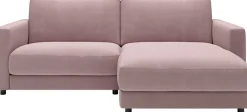 Home affaire Ecksofa »Ecksofa Jiro, L-Form, große Sitztiefe, Breite 226 cm« lose Sitz- & Rückenkissen, weicher Polsteraufbau, komfortabel & modern