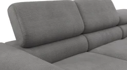 Home affaire Ecksofa »Ecksofa, L-Form,incl. Kopfteilverstellung, Breite 258 cm« wahlweise elektrische Sitztiefenverstellung