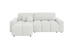 Home affaire Ecksofa »FELICI, Schlafsofa 233cm, L-Form mit Recamiere beidseitig montierbar« Designsofa mit Bettfunktion und Bettkasten, Maße B/T/H: 233/142/88 cm