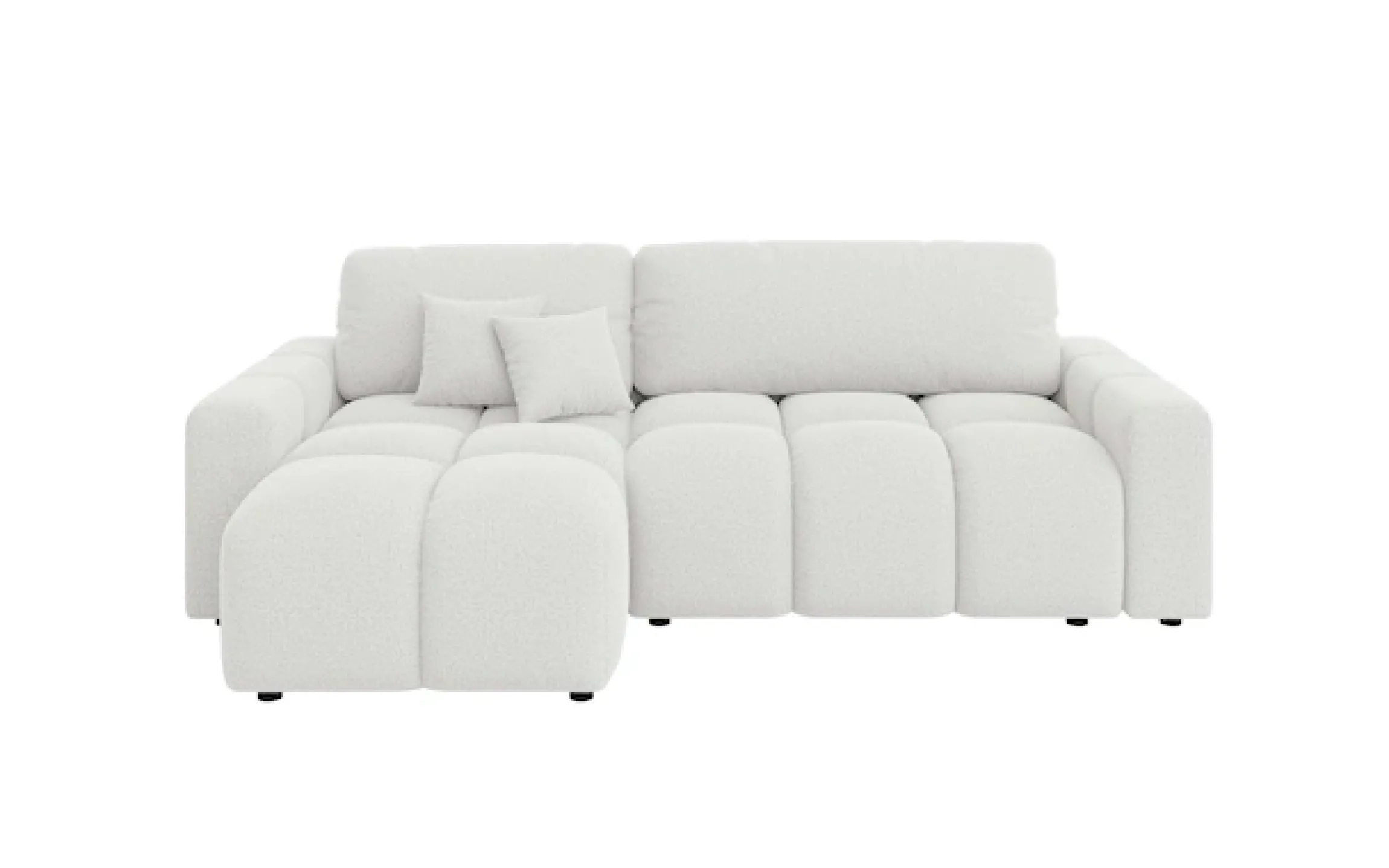 Home affaire Ecksofa »FELICI, Schlafsofa 233cm, L-Form mit Recamiere beidseitig montierbar« Designsofa mit Bettfunktion und Bettkasten, Maße B/T/H: 233/142/88 cm