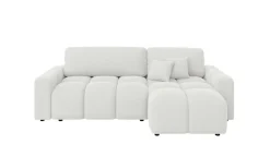 Home affaire Ecksofa »FELICI, Schlafsofa 233cm, L-Form mit Recamiere beidseitig montierbar« Designsofa mit Bettfunktion und Bettkasten, Maße B/T/H: 233/142/88 cm