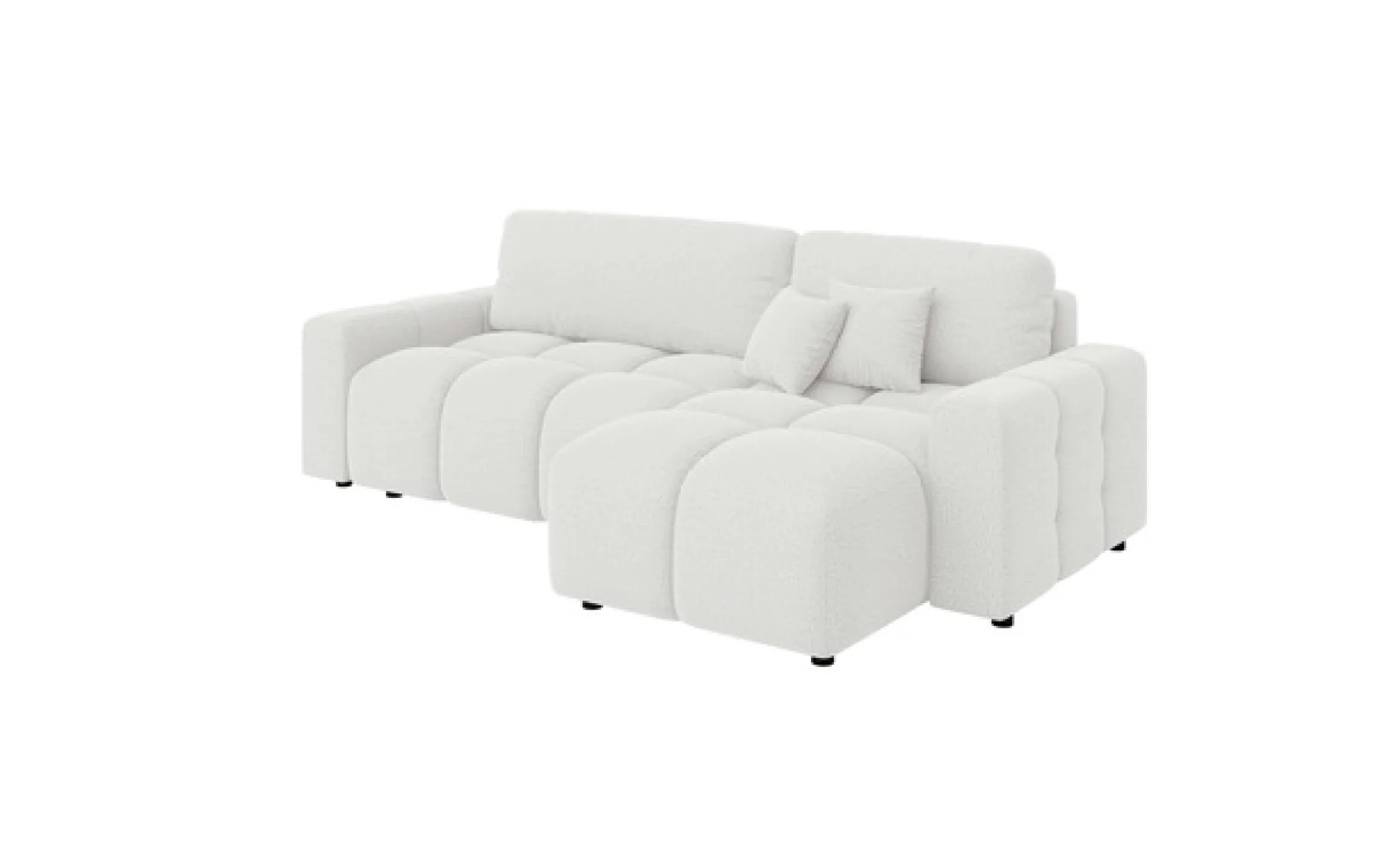 Home affaire Ecksofa »FELICI, Schlafsofa 233cm, L-Form mit Recamiere beidseitig montierbar« Designsofa mit Bettfunktion und Bettkasten, Maße B/T/H: 233/142/88 cm