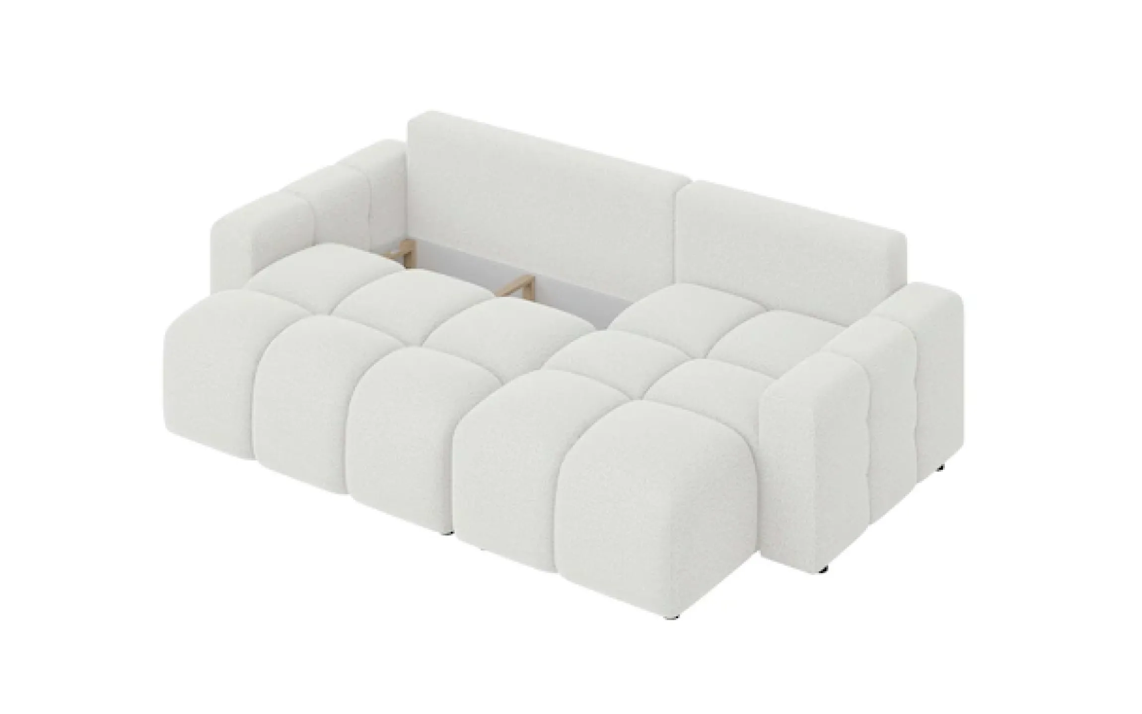 Home affaire Ecksofa »FELICI, Schlafsofa 233cm, L-Form mit Recamiere beidseitig montierbar« Designsofa mit Bettfunktion und Bettkasten, Maße B/T/H: 233/142/88 cm