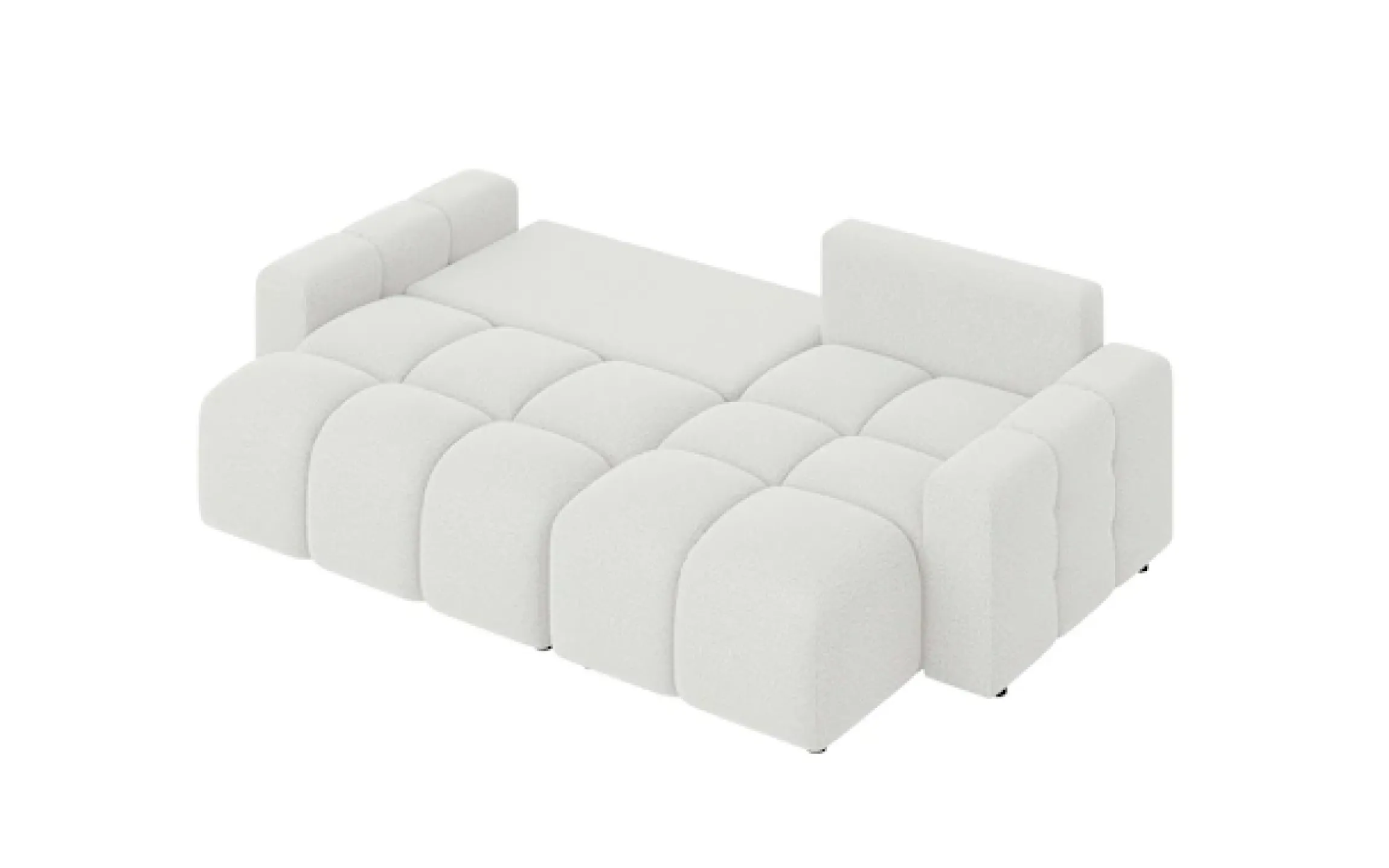 Home affaire Ecksofa »FELICI, Schlafsofa 233cm, L-Form mit Recamiere beidseitig montierbar« Designsofa mit Bettfunktion und Bettkasten, Maße B/T/H: 233/142/88 cm