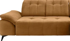 Home affaire Ecksofa »Fiore modern und bequem, schmale Armlehnen, tolle Detailverarbeitung« zwei verschiedene Fußfarben wählbar