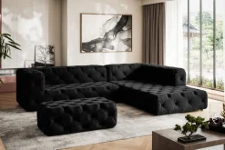 Home affaire Ecksofa »FOLLINA« L-Form, mit klassischer Chesterfield-Knopfheftung