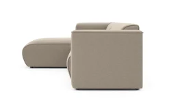 Home affaire Ecksofa »GENTON L-Form (257 cm), zeitlos & stilvolles Design,« Aufwendig gepolstert, in Cord, Chenille und Struktur