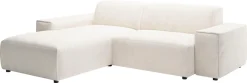 Home affaire Ecksofa »Glimminge L-Formauch in Breitcord, Feincord + Easy care-Bezug,« Breite 234,Zierkissen