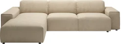 Home affaire Ecksofa »Glimminge auch in Breitcord, Feincord, Bouclé + Easy care-Bezug« L-Form, Breite 294, Zierkissen