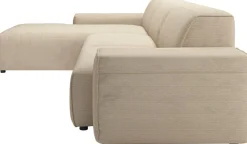 Home affaire Ecksofa »Glimminge auch in Breitcord, Feincord, Bouclé + Easy care-Bezug« L-Form, Breite 294, Zierkissen