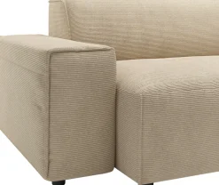 Home affaire Ecksofa »Glimminge auch in Breitcord, Feincord, Bouclé + Easy care-Bezug« L-Form, Breite 294, Zierkissen