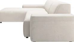 Home affaire Ecksofa »Glimminge L-Formauch in Breitcord, Feincord + Easy care-Bezug,« Breite 264,Zierkissen
