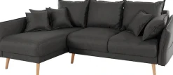 Home affaire Ecksofa »Granbo L-Form, B: 240 cm« Schlaffunktion, Bettkasten, Taschen & 5 Zierkissen, Federkern